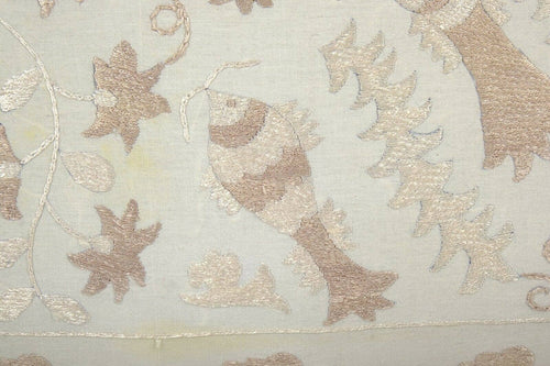 Balık Desenli Suzani Kırlent Kılıfı 42 x 80 cm