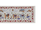 El İşlemesi Suzani Yolluk 50 x 185 cm