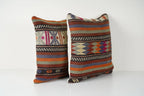 Kilim Kırlent Kılıfı 2'li Set 50 x 50 cm