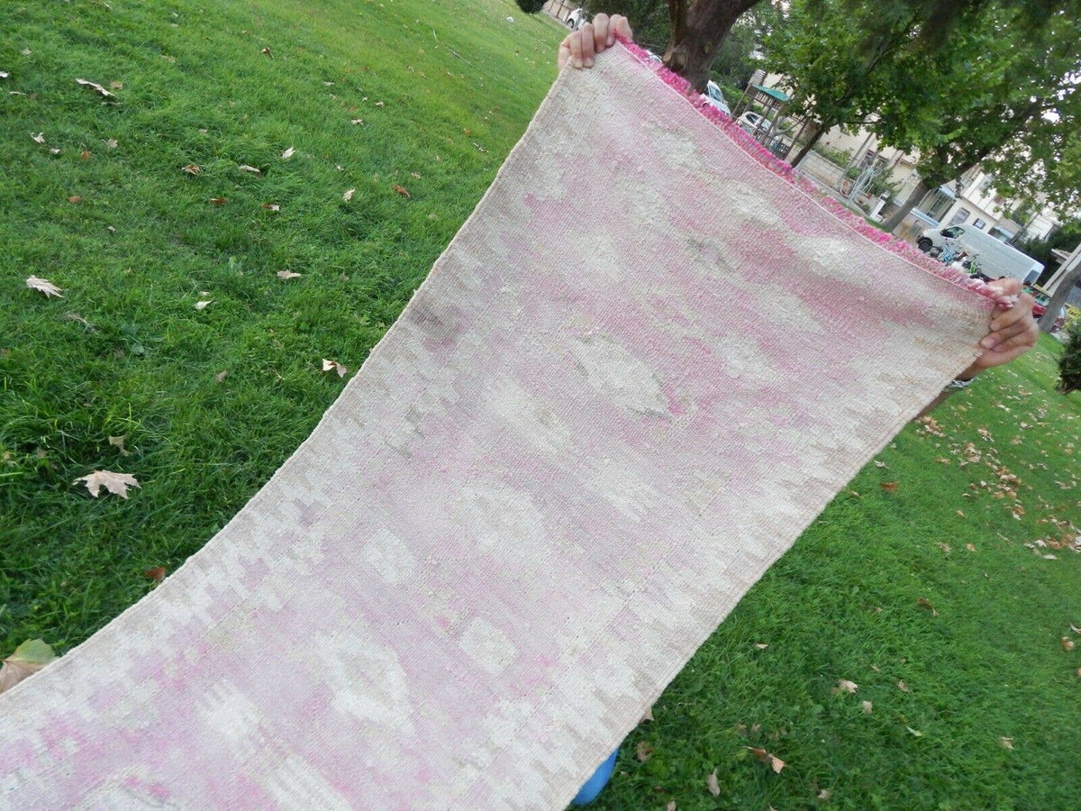 Vintage Herki Kilim Yolluk 75 x 316 cm