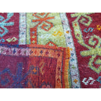 Vintage Uşak Yastık Halı 57 x 98 cm