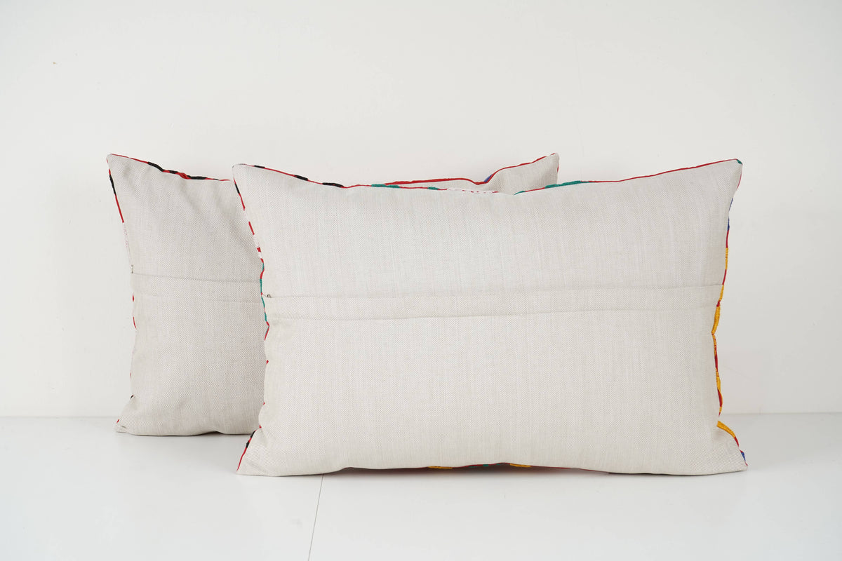 Suzani Kırlent Kılıfı 2'li Set 40 x 60 cm