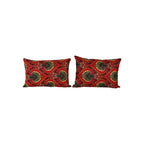 Özbek Baskılı Kırlent Kılıfı 2'li Set 40 x 57 cm