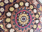 El İşlemesi Suzani Duvar Örtüsü 135 x 280 cm