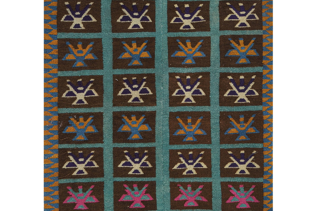 Vintage Türk Tulu Halı 125 x 140 cm