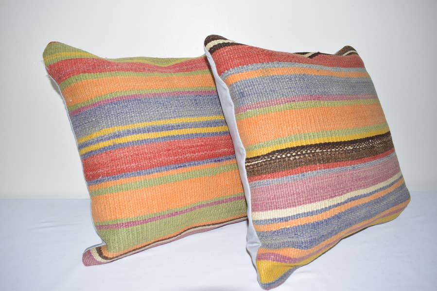 Kilim Kırlent Kılıfı 2'li Set 41 x 41 cm