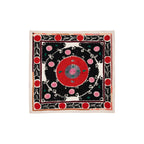 El İşlemesi Suzani Duvar Örtüsü 127 x 135 cm
