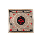 El İşlemesi Suzani Duvar Örtüsü 132 x 142 cm