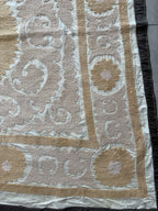 El İşlemesi Suzani Duvar Örtüsü 123 x 135 cm