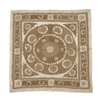 El İşlemesi Suzani Duvar Örtüsü 132 x 138 cm
