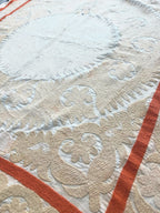 El İşlemesi Suzani Duvar Örtüsü 152 x 154 cm