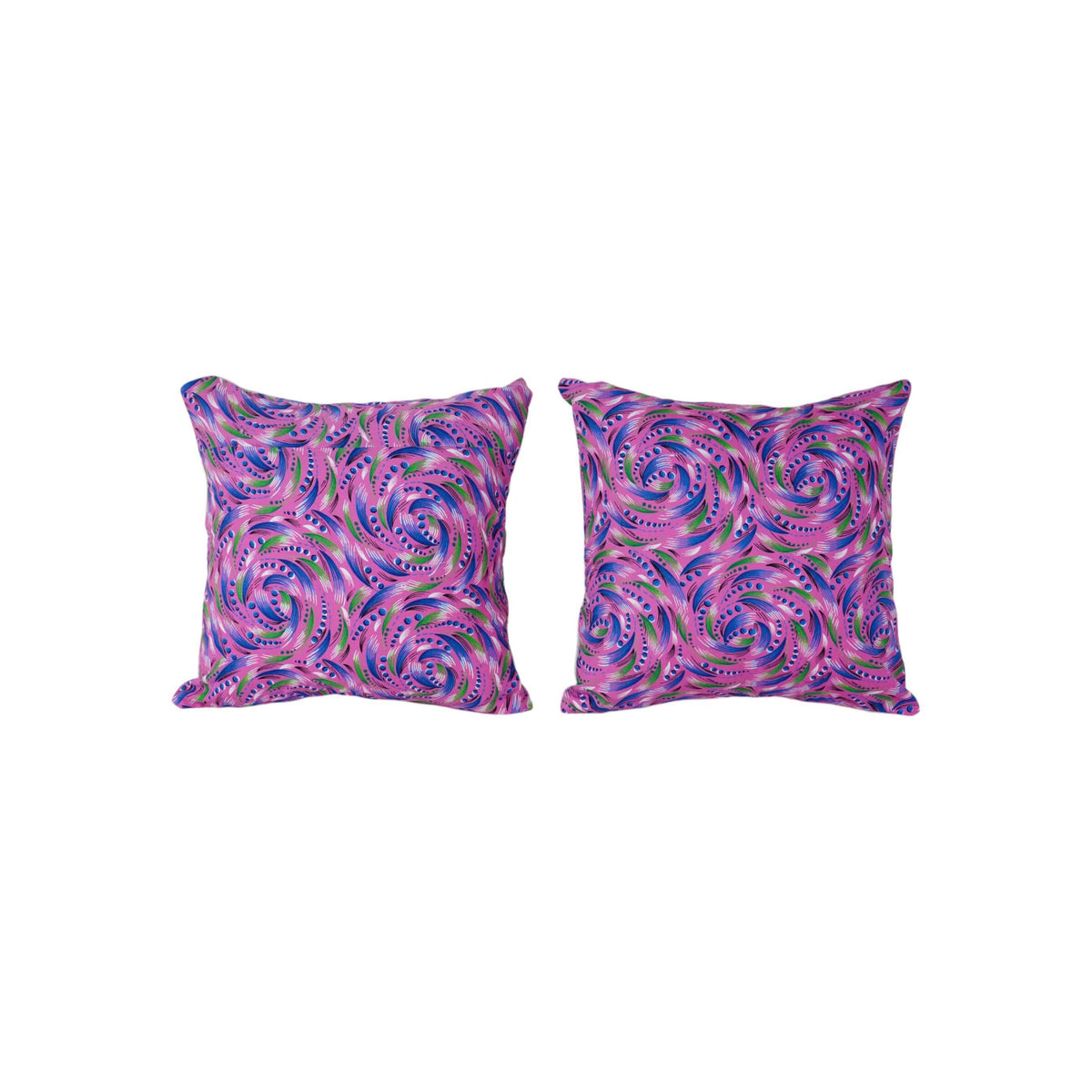 Özbek Baskılı Kırlent Kılıfı 2'li Set 40 x 40 cm