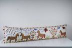 At Desenli Suzani Kırlent Kılıfı 47 x 180 cm