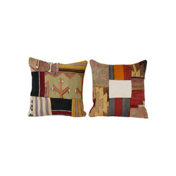 Patchwork Kırlent Kılıfı 2'li Set 50 x 50 cm