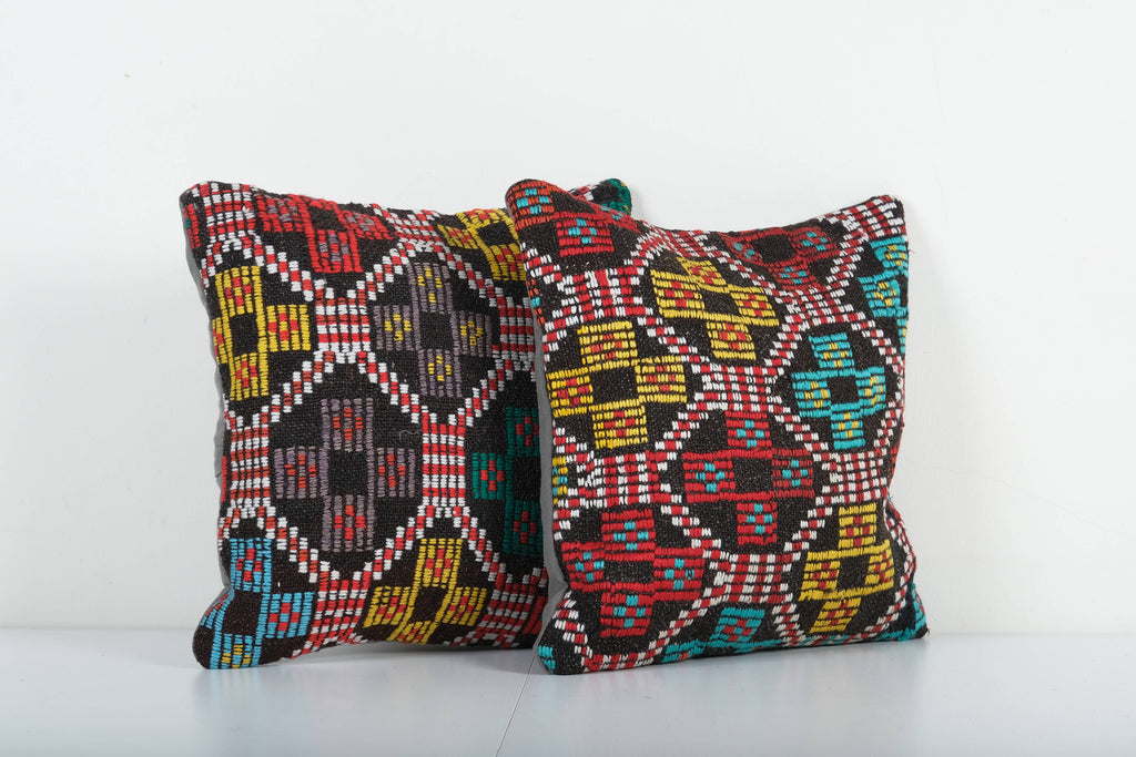 Kilim Kırlent Kılıfı 2'li Set 40 x 40 cm