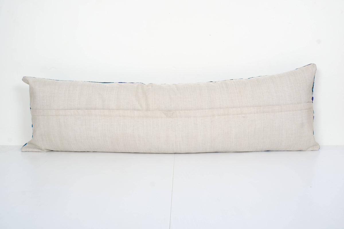 İpek Ikat Kadife Kırlent Kılıfı 40 x 121 cm