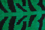 Kaplan Desenli İpek Ikat Kadife Kırlent Kılıfı 2'li Set 41 x 56 cm