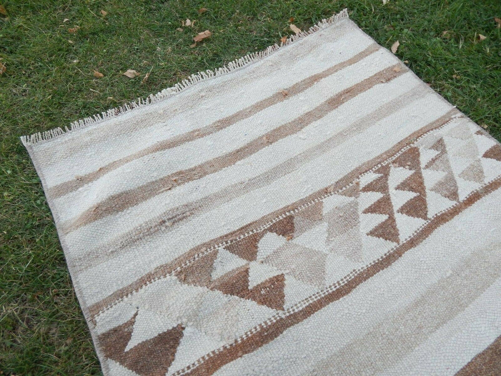 Vintage Herki Kilim Yolluk 84 x 337 cm