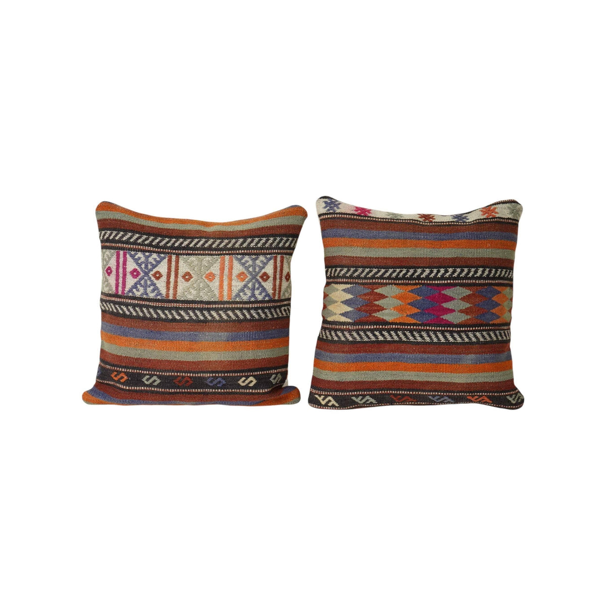 Kilim Kırlent Kılıfı 2'li Set 50 x 50 cm