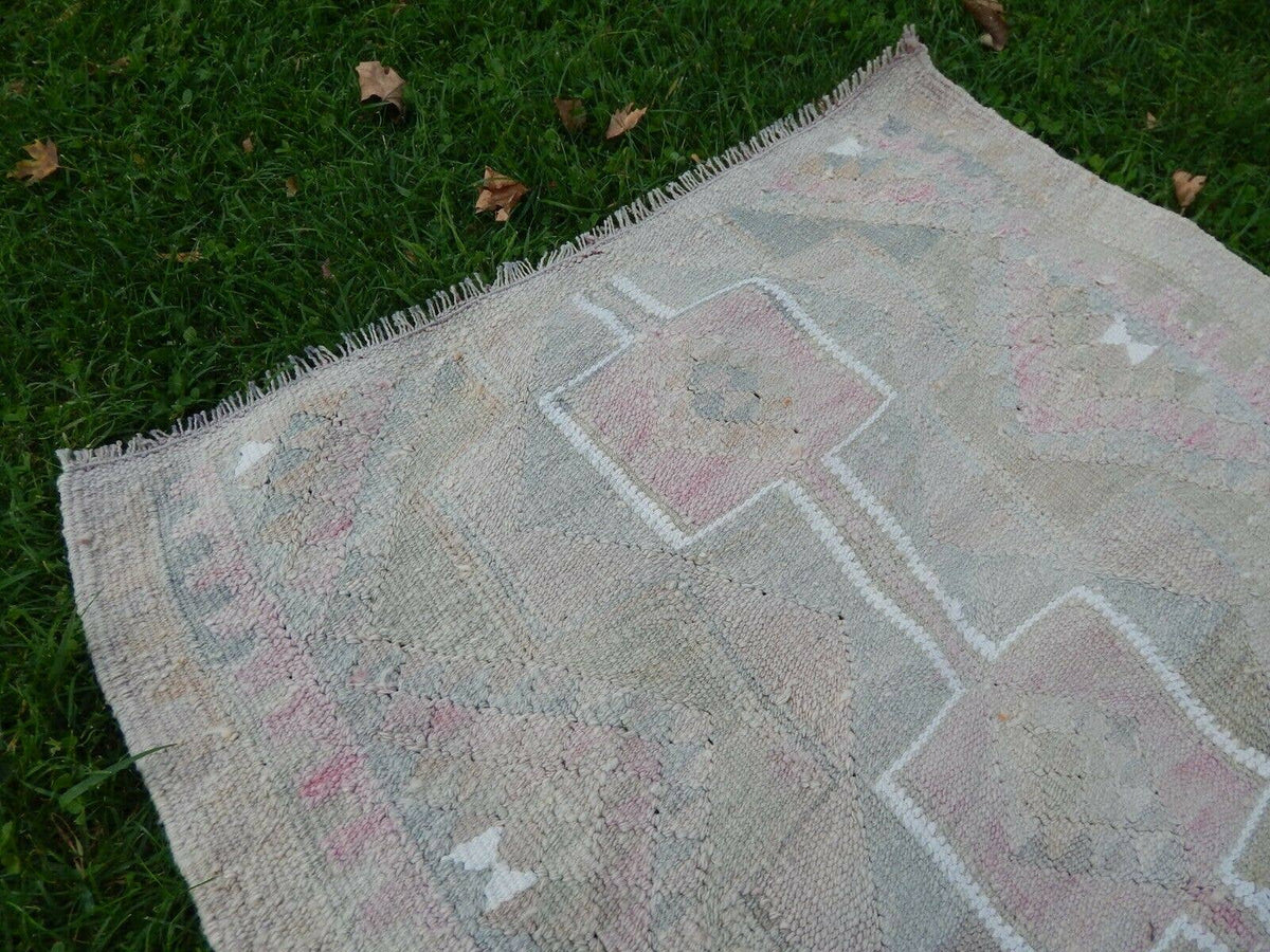 Vintage Herki Kilim Yolluk 88 x 292 cm