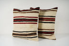 Kilim Kırlent Kılıfı 2'li Set 60 x 60 cm