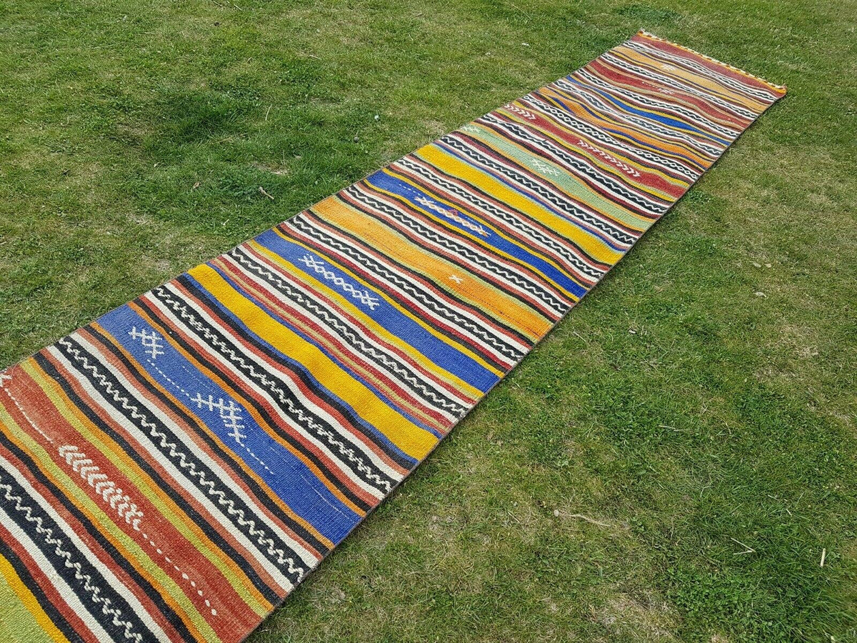 Vintage Kilim Yolluk 74 x 651 cm