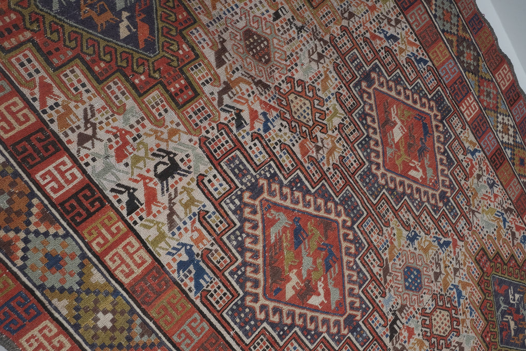 Vintage Sumak Halı 117 x 200 cm