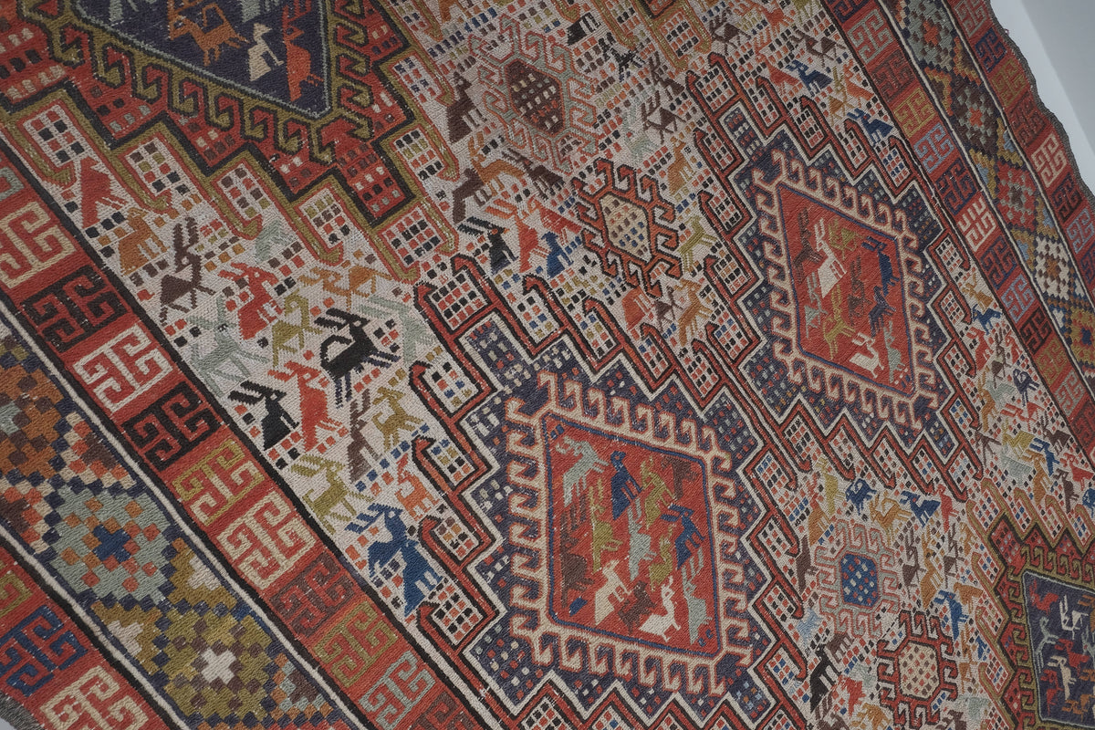 Vintage Sumak Halı 117 x 200 cm