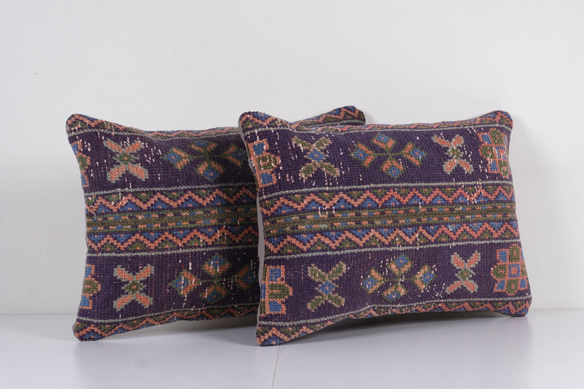 Halı Kırlent Kılıfı 2'li Set 40 x 60 cm