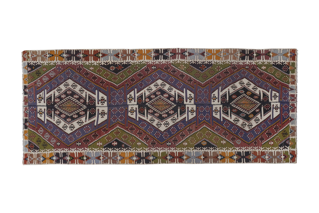 Vintage Anadolu Kilim 150 x 363 cm