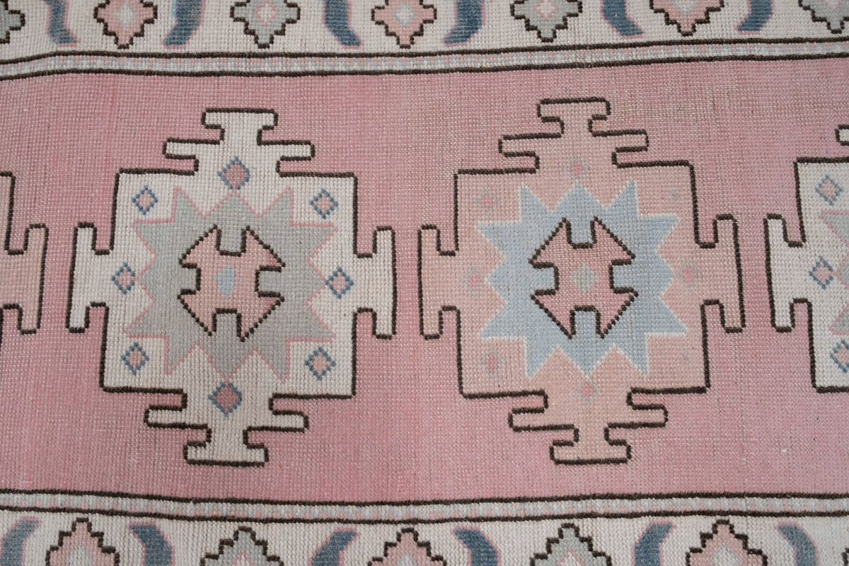 Vintage Türk Halı Yolluk 75 x 397 cm