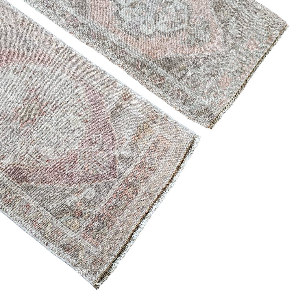 Vintage Türk Yastık Halı 2'li Set 54 x 97 cm
