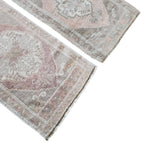 Vintage Türk Yastık Halı 2'li Set 54 x 97 cm