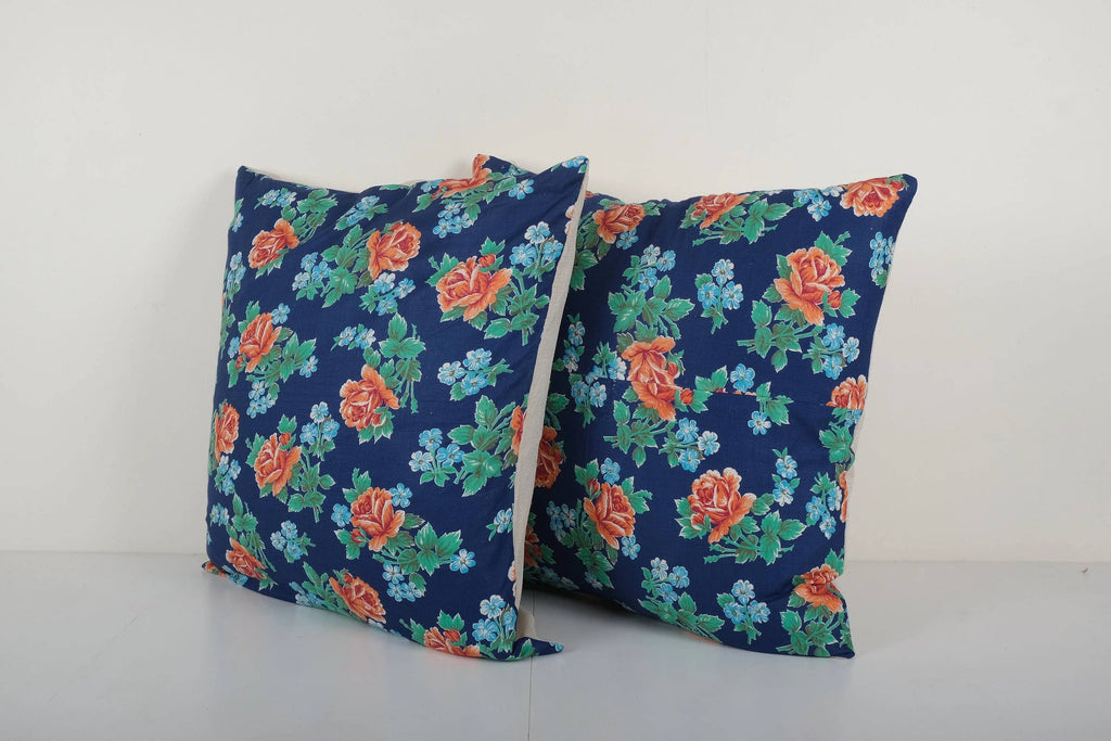 Özbek Baskılı Kırlent Kılıfı 60 x 60 cm