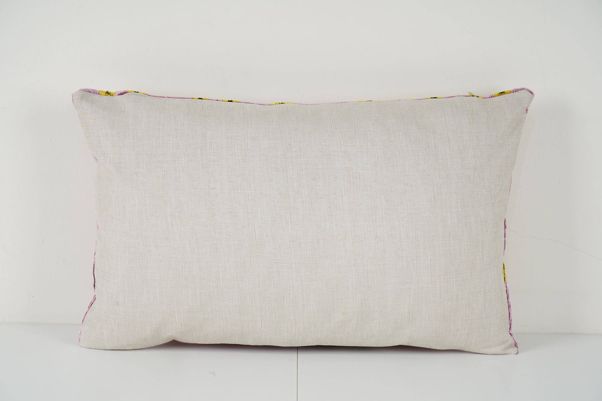 İpek Ikat Kadife Kırlent Kılıfı 40 x 60 cm