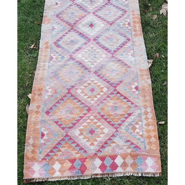 Vintage Herki Kilim Yolluk 80 x 300 cm