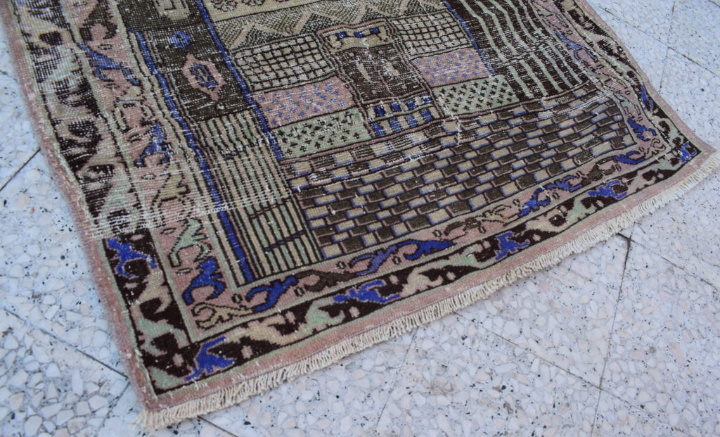 Vintage Türk Halı 107 x 150 cm