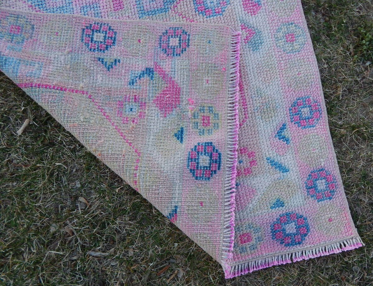 Vintage Herki Halı Yolluk 80 x 363 cm