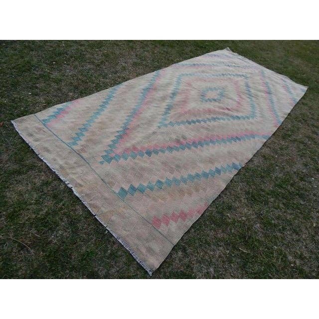 Vintage Kilim Yolluk 144 x 337 cm