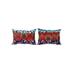 Özbek Baskılı Kırlent Kılıfı 2'li Set 40 x 55 cm