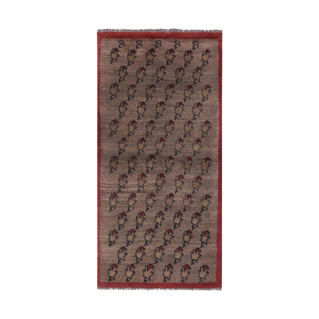 Vintage Türk Tulu Halı 110 x 210 cm
