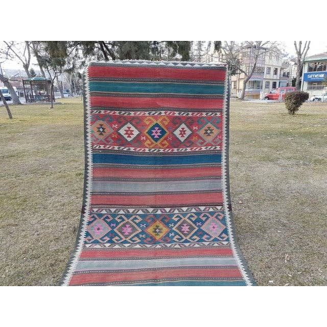 Vintage Kafkas Kilim Yolluk 154 x 347 cm