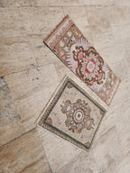 Vintage Türk Yastık Halı 2'li Set 51 x 66 cm