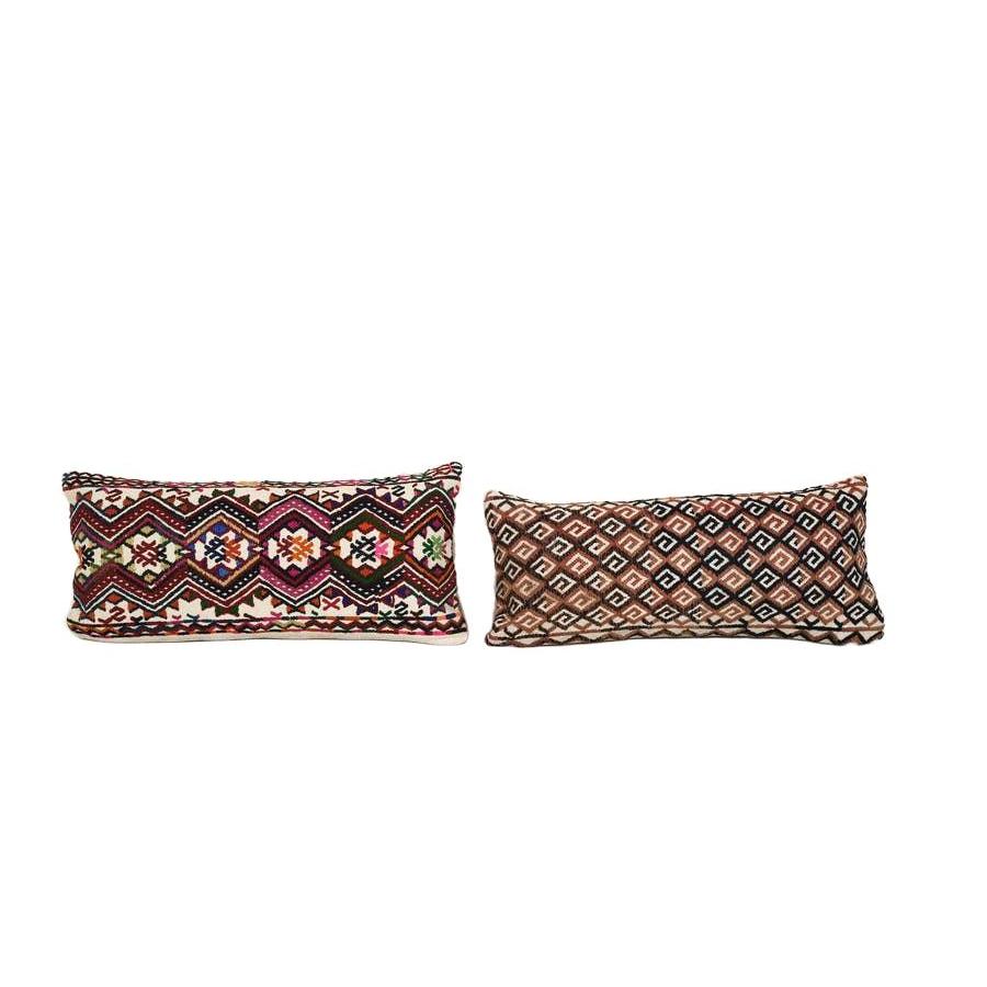 Kilim Kırlent Kılıfı 2'li Set 25 x 61 cm