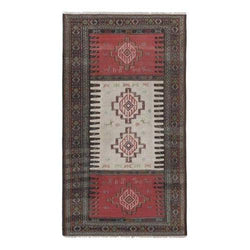 Vintage Sumak Kilim 107 x 185 cm