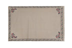 Vintage Aubusson Çiçek Desenli Kilim 160 x 250 cm