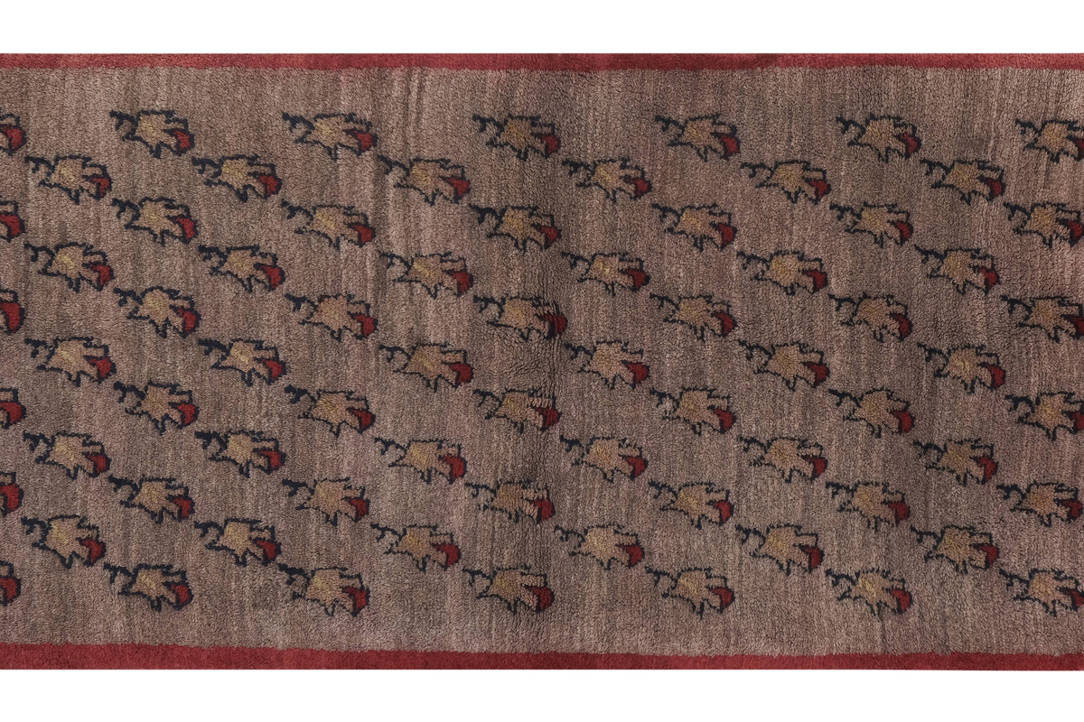 Vintage Türk Tulu Halı 110 x 210 cm