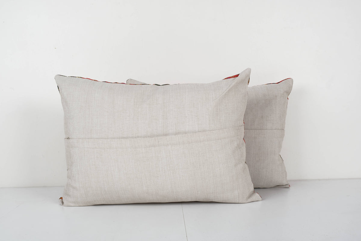 Kilim Kırlent Kılıfı 2'li Set 40 x 60 cm