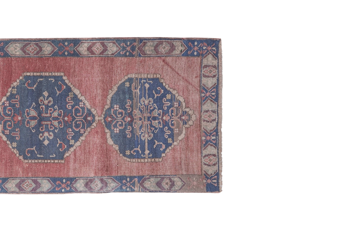 Vintage Türk Halı Yolluk 101 x 262 cm