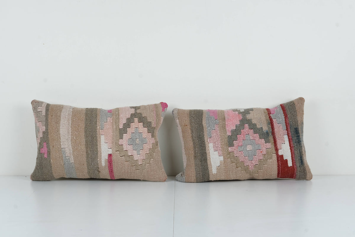 Kilim Kırlent Kılıfı 2'li Set 30 x 45 cm